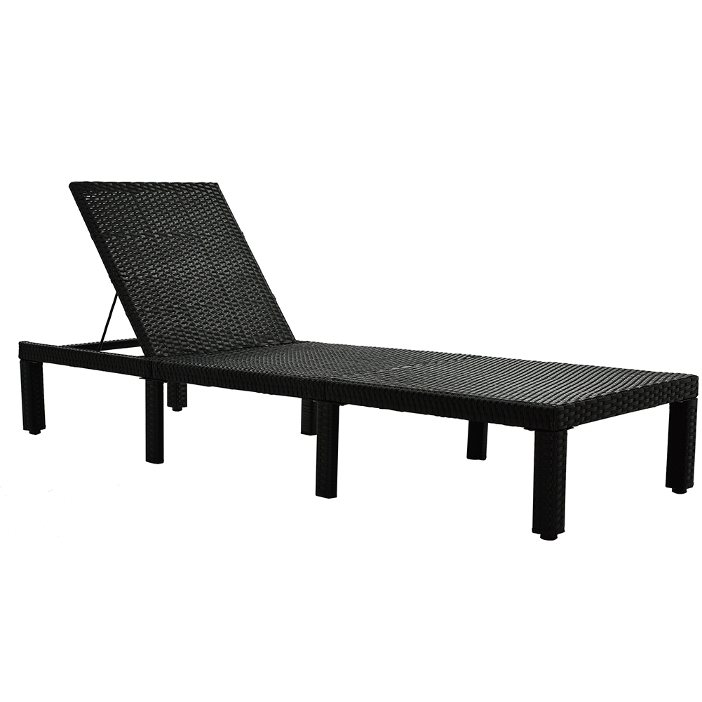 Lowestbest Outdoor Sun Loungers, Patio Furniture Outdoor Adjustable PE Rattan Wicker Chaise Lounge Chair - image 5 of 7