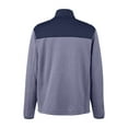 thumbnail image 5 of CORE365 CE74 Men's Venture Heathered Stripe Hybrid Jacket-Classic Navy/ White-4XL, 5 of 6