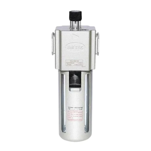 AirTac Lubricator, Port 1/4", 0.05~0.9 MPa (7~130 psi), Article Number: GAL20008G