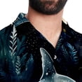 thumbnail image 5 of Starry Shark Men's Short Sleeve Hawaiian Shirt, Casual Printed Button Down Beach Tops, Summer Poplin Spread Collar Unisex Button Down Shirts, 5 of 6