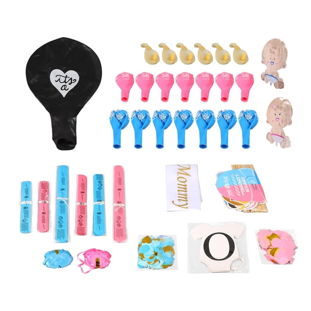 Juego de decoraciones para fiestas de cumpleaños infantiles, pancartas de feliz cumpleaños, globos y pompones para fiestas de cumpleaños de niños y niñas