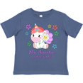 thumbnail image 3 of Inktastic My Auntie Loves Me Cute Unicorn Boys or Girls Toddler T-Shirt, 3 of 5