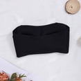 thumbnail image 4 of Afdoent Bras for Women Strapless Bra for Seamless Push Up Neckline Comfortable T Shirt Bra with Silicone Band, 4 of 5