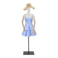 thumbnail image 5 of Female Mannequin, Female Dress Form Display, Adjustable Height（White + Wood Color + Black）, 5 of 15