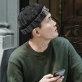 thumbnail image 6 of Hsqqdc Denim Docker Hat, Fashion Brimless Beanie Cap Rolled Cuff Sailor Style, 6 of 7