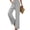 Grey, variant on jinghuiyue Womens Wide Leg Pants High Waisted Straight Leg Casual Palazzo Lounge Beach Trousers with Pockets M