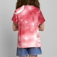 thumbnail image 6 of GERsome Girls Short Sleeve T Shirts Summer Crewneck Graphic Tee, Sizes 3-14 Years, 6 of 8