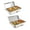 2 pack 2*1/2, variant on Garvee Electric Chafing Dish 9QT Stainless Steel Chafing Dishes with 2 Pack Buffet Servers