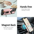 thumbnail image 6 of for iPhone 14 Plus Case with Sliding Camera Cover and Card Holder Heavy Duty Protective iPhone 14 Plus Case with Ring Magnetic Kickstand Phone Case for iPhone 14 Plus 6.7 inch(Rose Gold), 6 of 14