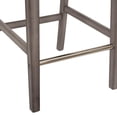 thumbnail image 4 of CorLiving Leila Faux Leather Upholstered Wood Leg Indoor Barstool - Sold Individually, 4 of 8
