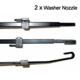 thumbnail image 4 of 2 X Front Windshield Washer Nozzles Jet Spray For 12Mm Wiper Arm Van Trunk, 4 of 8