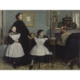 thumbnail image 3 of Degas, Edgar 24x19 Black Modern Framed Museum Art Print Titled - The Bellelli Family, 3 of 5