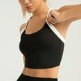 thumbnail image 2 of fatyb Women's Sports Bras Criss-Cross Back Padded Workout Yoga Bras Womens Seamless Cropped Tank Tops, 2 of 6