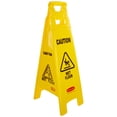 thumbnail image 3 of Rubbermaid Commercial Products Rcp611477Yl Floor Sign In. Caution Wet Floor In. 4-Sided Yellow, 3 of 3