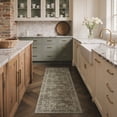 thumbnail image 7 of GENIMO 2'x3' Area Rug, Washable Non Slip Soft Persian Indoor Door Mat for Entryway Kitchen Laundry Room, Olive Brown, 7 of 7