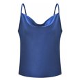 thumbnail image 1 of Camiseta sin mangas de seda para mujer, camisola con cuello en V, blusa sin mangas holgada y sedosa, camisa sin mangas de satén, 1 of 6