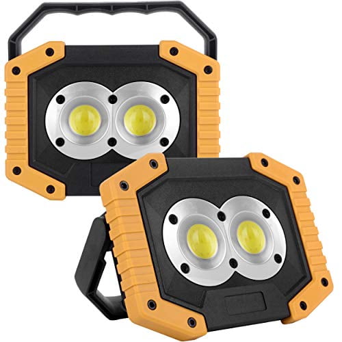 Portable COB LED Work Light Outdoor Floodlight Emergency Lamp USB Rechargeable 