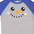 thumbnail image 4 of Inktastic Christmas Snowman, White Snowman, Carrot Nose Boys or Girls Toddler T-Shirt, 4 of 5