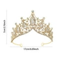 thumbnail image 2 of BKER "Water Drill Headband For Princess Bridal For Weddings 18th Birthday Celebration Hair Accessory", 2 of 4