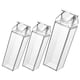thumbnail image 5 of 3 botellas transparentes, portátiles, vacías, para el hogar, para leche, para el frigorífico, de 500 ml y 1000 ml., 5 of 8