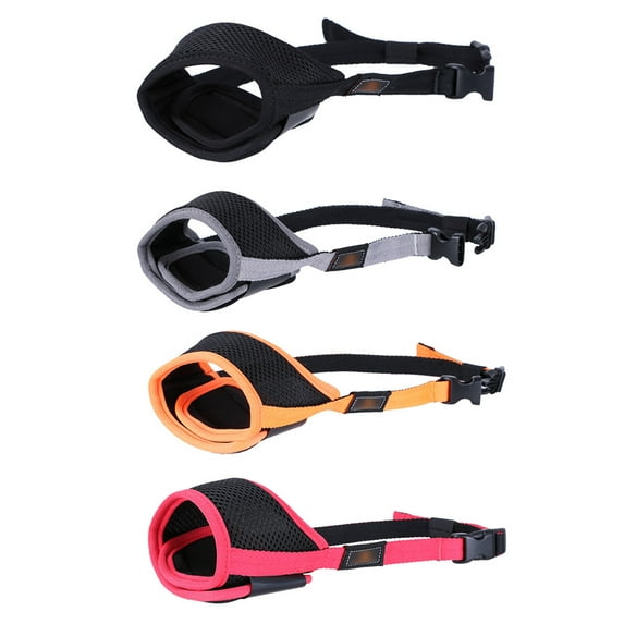 BE-TOOL Dog Soft Muzzle with Buckle Adjustable for Grooming Dog Travelling Safety and Breathable Easy To Wear
