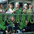 thumbnail image 5 of TETOU St Patricks Garland Decor,50Ft Green Gold Glitter Tinsel Fall Garland for Tree Home Fireplace  St Patricks Party Indoor Outdoor Decoration, 5 of 7