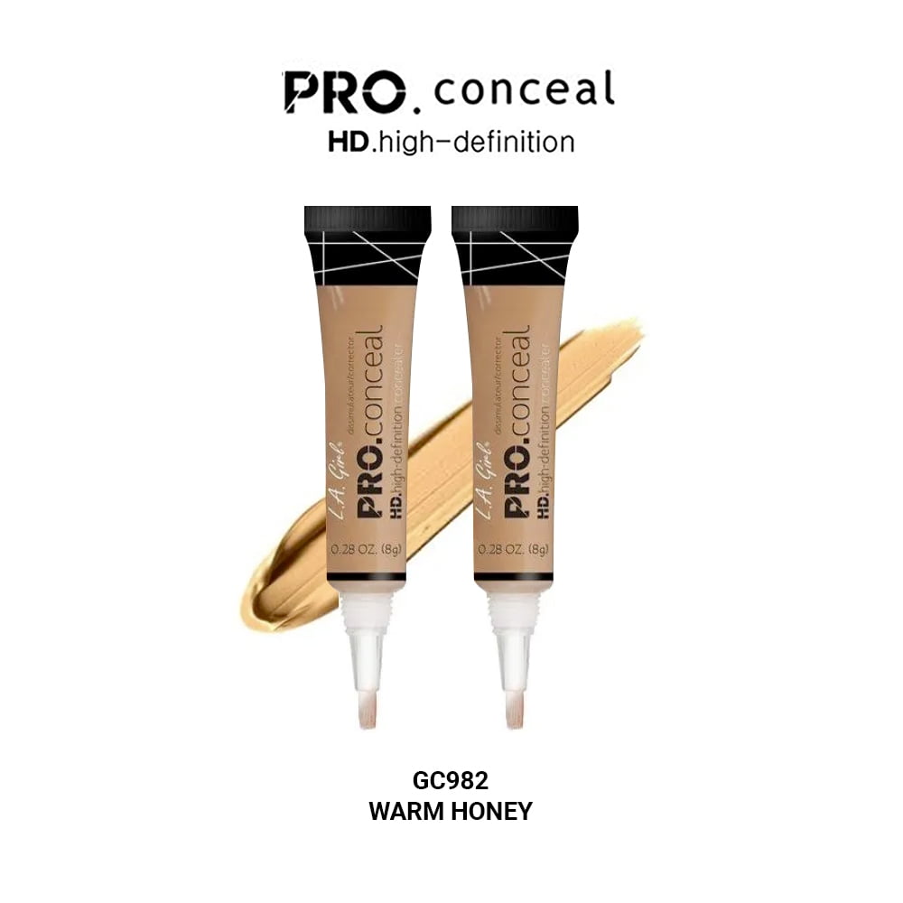 LA Girl Pro Conceal HD Concealer ( Pack Of 2 ) Warm Honey GC982