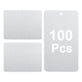 thumbnail image 1 of 100 Piezas Etiquetas de Envío de Plástico Gris, 3.5" x 2" Etiquetas de Etiquetado Impermeables Perforadas para Equipaje, Garaje, Etiqueta de Inventario, 1 of 7