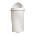 thumbnail image 1 of Superio Round Roll up Trash Can, 15 Gallon (Beige), 1 of 1