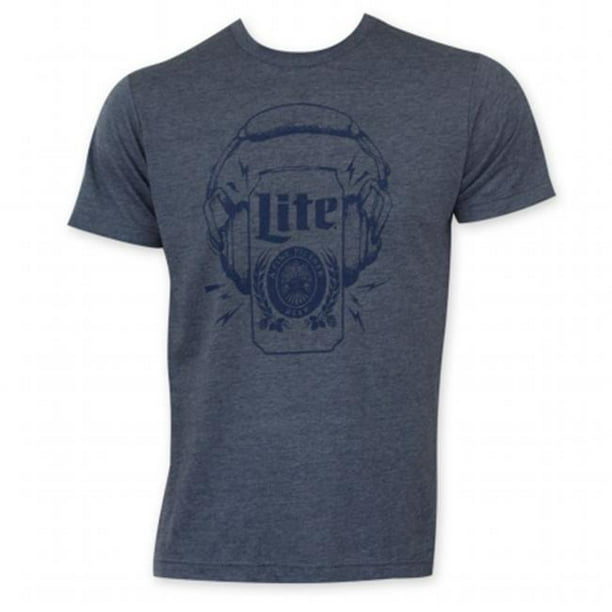 Miller 30131M Miller Lite Casque pour Hommes Peut T-Shirt&44; Bleu - Moyen