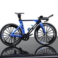 thumbnail image 2 of Juguete miniatura bicicleta de montaña modelo curvo azul Sunnimix, 2 of 5