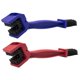 thumbnail image 4 of Herramientas de lavado de cepillo de limpieza de cadena de motocicleta de bicicleta de plástico azul Ehuebsd Accesorios para bicicletas, 4 of 6