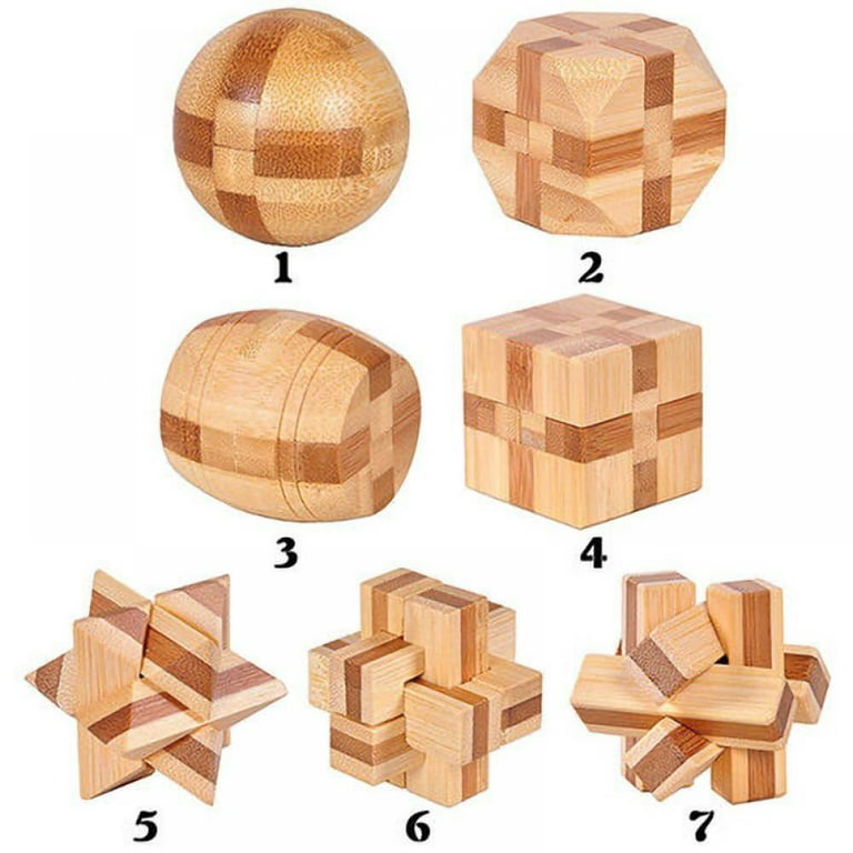 Wooden 3D Puzzles (snazzle, 3D Puzzle) for kids