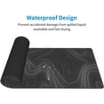 thumbnail image 3 of Large Gaming Mouse Pad Topographic Map Lines Contour Geographic PC Computer Keyboard XXL Mouse Mat Desk Pad Non-Slip Desk Mat for Home Office Gaming Work, 31.5 X 12 in, 3 of 6