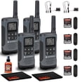 thumbnail image 1 of Radios Bidireccionales Motorola Talkabout T200 FRS/GMRS Pack de 2 Gris + Spray Desinfectante para Micrófono + 2 Paños de Microfibra Motorola, 1 of 7