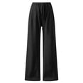 thumbnail image 6 of Diufon Maternity Yoga Pants Over The Belly Drawstring Stretchy Loose Pants Pregnancy Soft Comfy Workout Trousers, 6 of 6