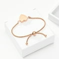 thumbnail image 4 of Personalize Heart Urn Locket Adjustable Braided Rope Bracelet Funeral Urns Bracelet for Cremation Ashes Memorial Jewelry, 4 of 6