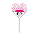 thumbnail image 1 of El día de San Valentín besos par Etiqueta del corazón de la bandera del palillo de dientes, 1 of 3