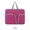 thumbnail image 2 of tredstone Housse d'Ordinateur Portable Étanche Pochette de Transport Réutilisable Compartiments Rangement d'Affaires Rose Rouge 10 Pouces, 2 of 9