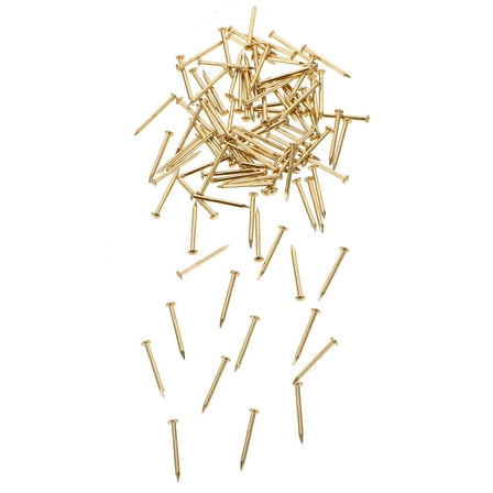 FOLOYORI Decorative Vintage Nails Upholstery Tacks Furniture Manufacturers 100Pcs 0.5In