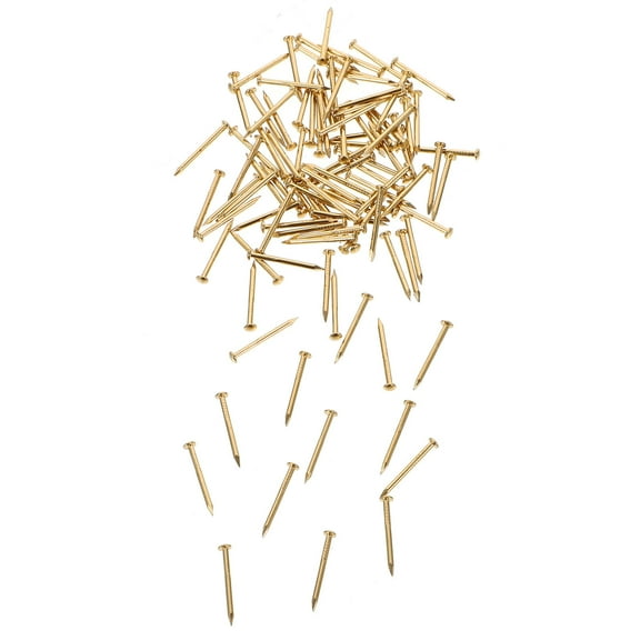 FOLOYORI Decorative Vintage Nails Upholstery Tacks Furniture Manufacturers 100Pcs 0.5In