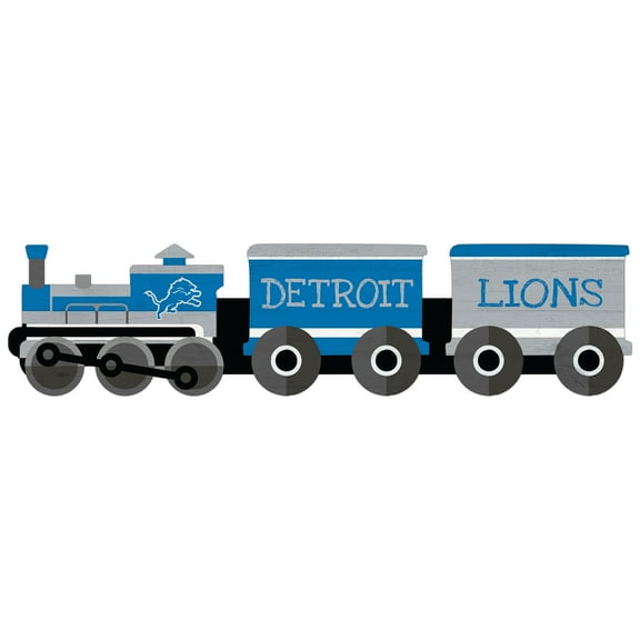 Detroit Lions 6'' x 24'' Train Cutout Sign