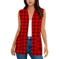 thumbnail image 7 of Ynynloco Women's Long Knit Cardigan Vest with Pockets Machine Washable Casual Sleeveless Open Front Draped Duster Vest, 7 of 7
