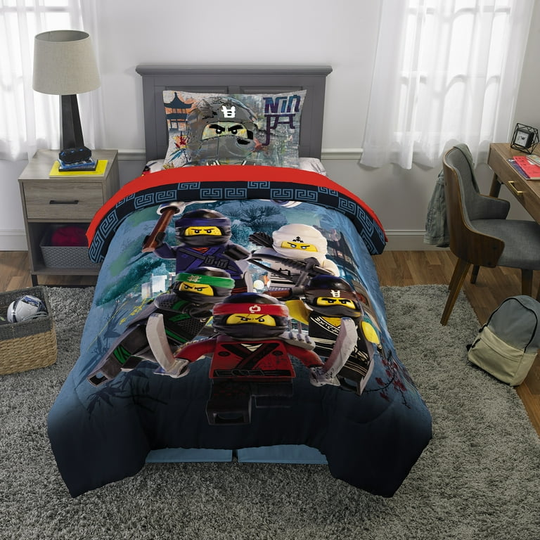 The LEGO Ninjago Movie Bed in a Bag Kids Bedding Set LEGO
