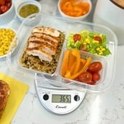 Escali Primo Digital Food Scale Multi-functional Kitchen Scale And Baking Scale For Precise Weight Measuring And Portion Control, 8.5 X 6 X 1.5 Inches