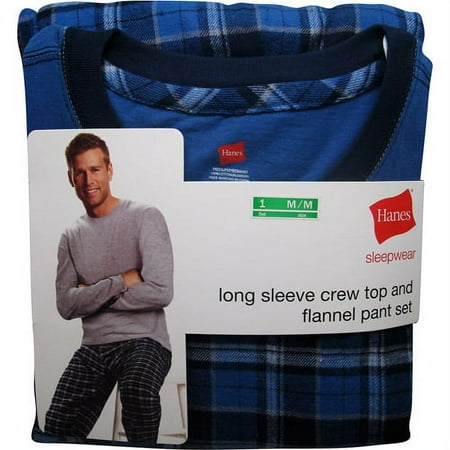 Hanes- Flannel Crew Sleepset