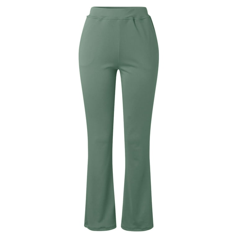 lmcalzta Womens Dress Pants High Waist Stright Leg Pants Summer Lightweight  Work Business Trousers - Walmart.com