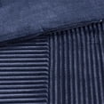 thumbnail image 2 of Parker Corduroy Plush Comforter Mini Set Navy Twin, 2 of 3