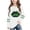 White, variant on Long Sleeve Shirt Boys Girls St Patricks Day Green Pullover Tops Loose Crew Neck Fall Outfits for Irish Festival Themed Party
