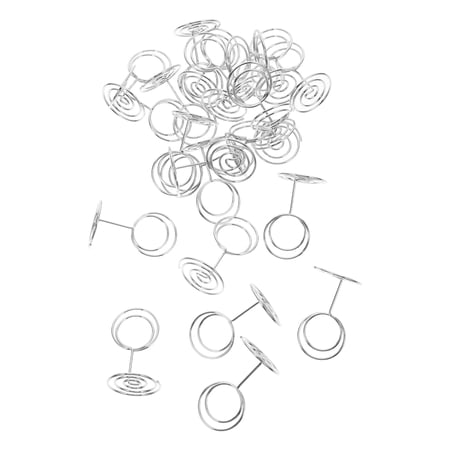 FRCOLOR Pcs Table Name Holder Memo Clip Mini Place Card Holders Wire Silver